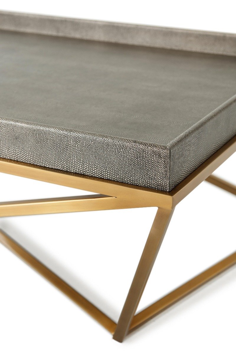 Tray Coffee Table Crazy X in Tempest - theodore-alexander