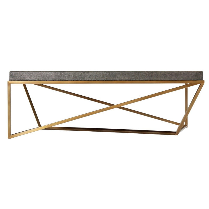 Tray Coffee Table Crazy X in Tempest - theodore-alexander