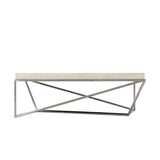 Tray Coffee Table Crazy X in Overcast - theodore-alexander