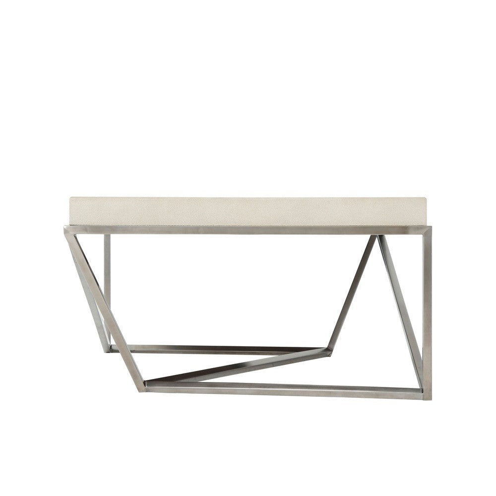 Tray Coffee Table Crazy X in Overcast - theodore-alexander