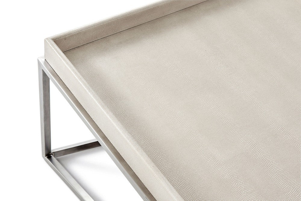 Tray Coffee Table Crazy X in Overcast - theodore-alexander