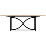 Hooker Furniture Tranquillity Rectangle Extending Dining Table with Metal Base 180-260cm - Hooker Furnishings