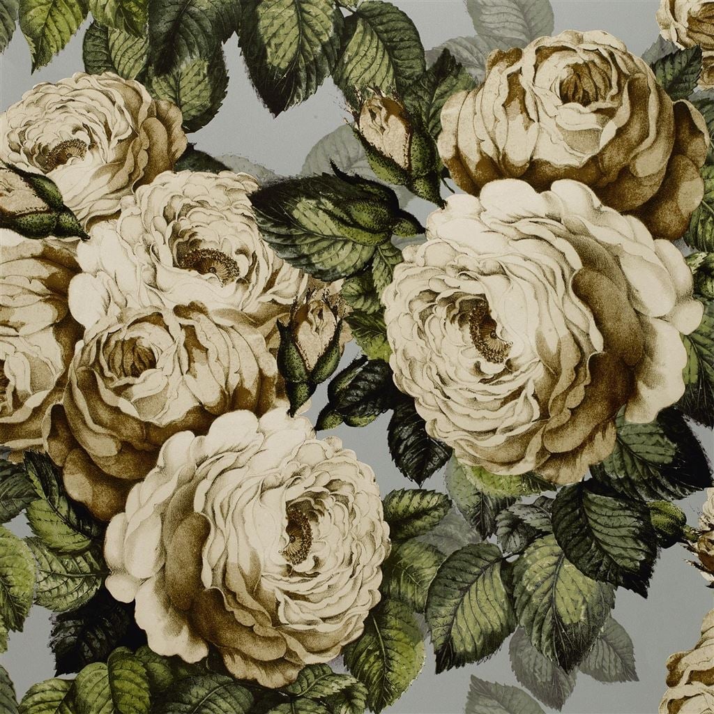 The Rose Steel — Designers Guild tapet