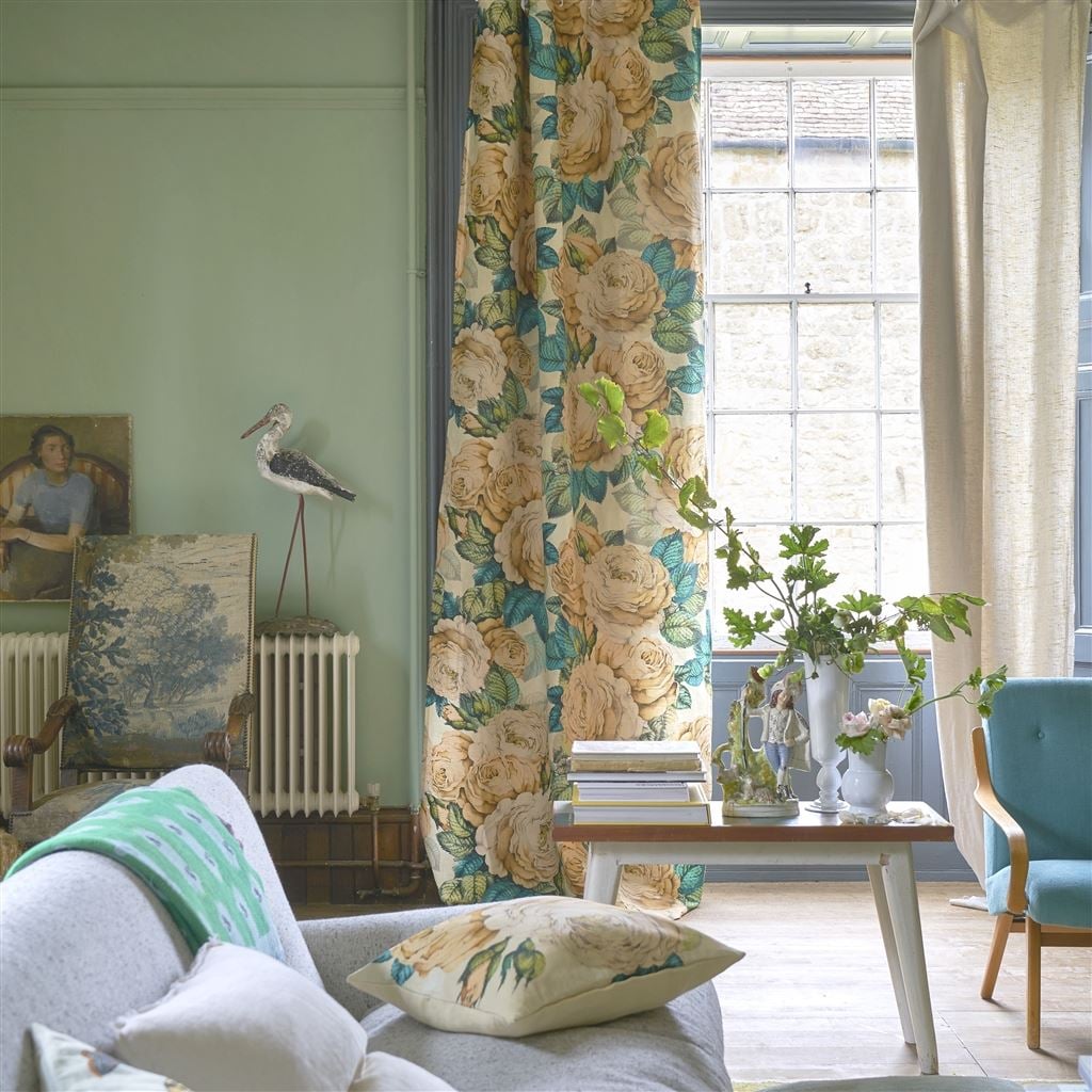The Rose Tyg — Designers Guild i miljö