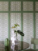 Tilly room setting — Pierre Frey wallpaper