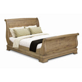 Fulbrook Oak King Size Sleigh Bed - Keiichi