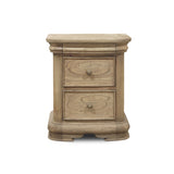 Fulbrook Oak 3 Drawer Bedside Table - Keiichi