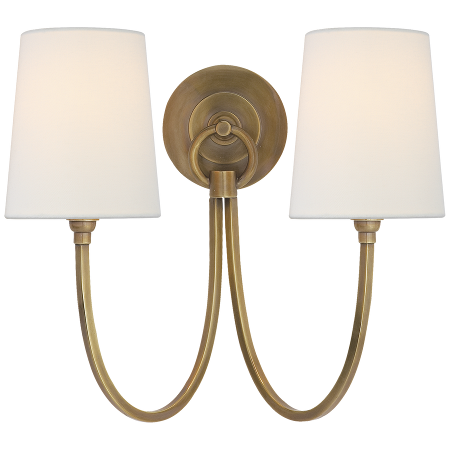 Reed Dubbel Vägglampa — Thomas O'Brien for Visual Comfort & Co.