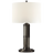 Bronze With Linen Shade