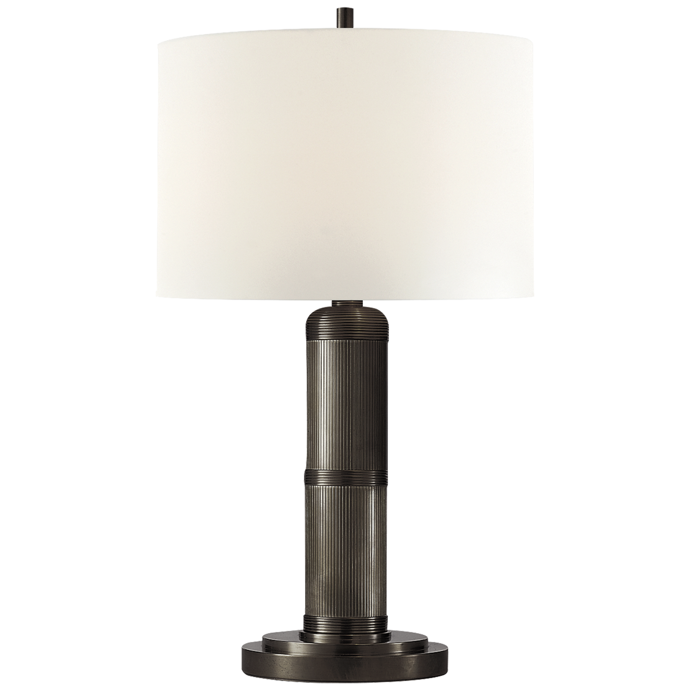 Longacre Bordslampa Liten – Bronze With Linen Shade
