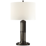 Longacre Bordslampa Liten – Bronze With Linen Shade