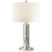 Polished Nickel With Linen Shade