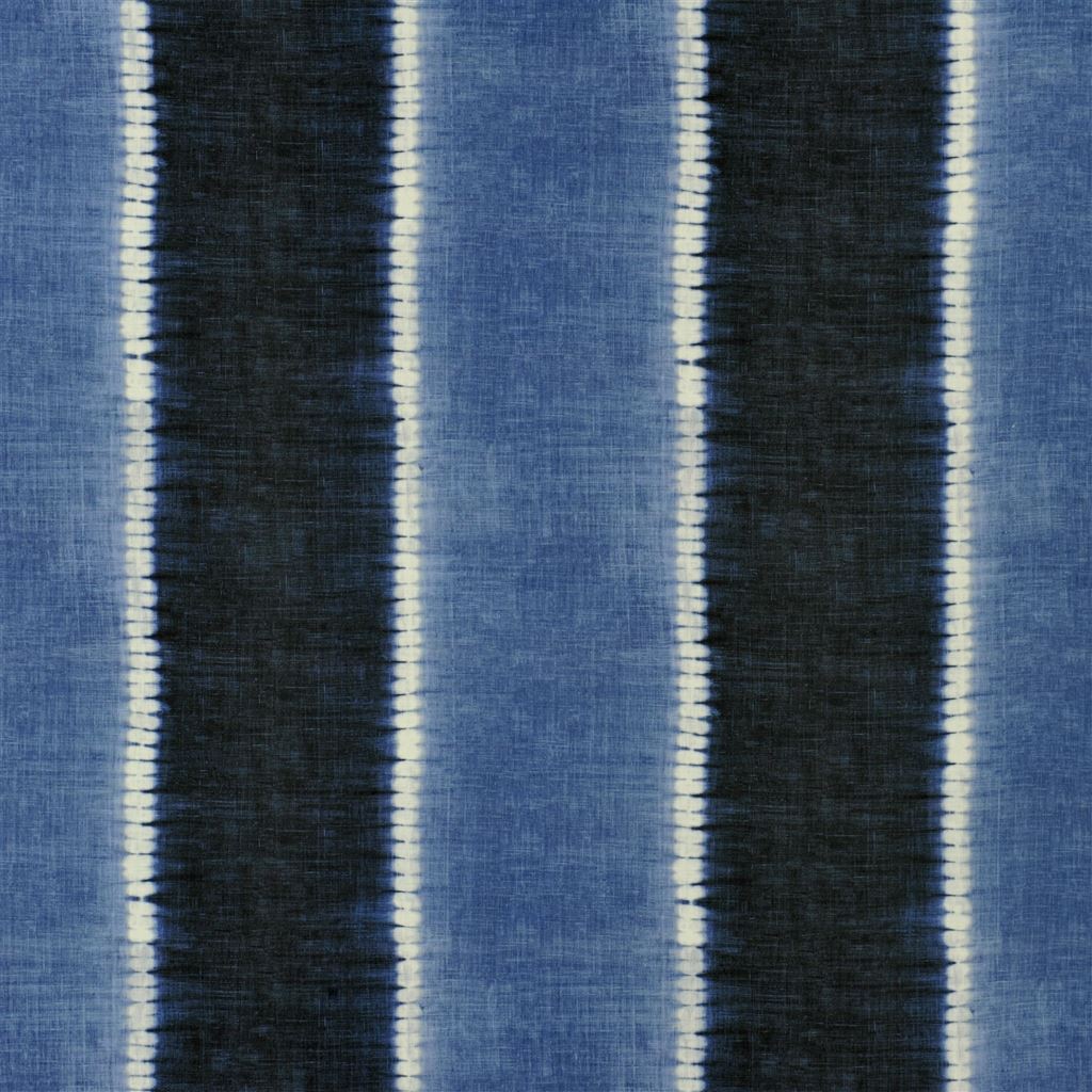 Toc Vers Stripe Indigo — Ralph Lauren Home tyg