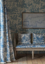 Toile Baptiste Ciel — Lewis & Wood tapet