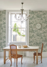 Toile Baptiste Jade — Lewis & Wood tapet