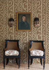 Totem Walnut — Lewis & Wood tapet
