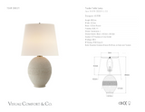 Toulon Bordslampa — AERIN for Visual Comfort & Co. måttskiss