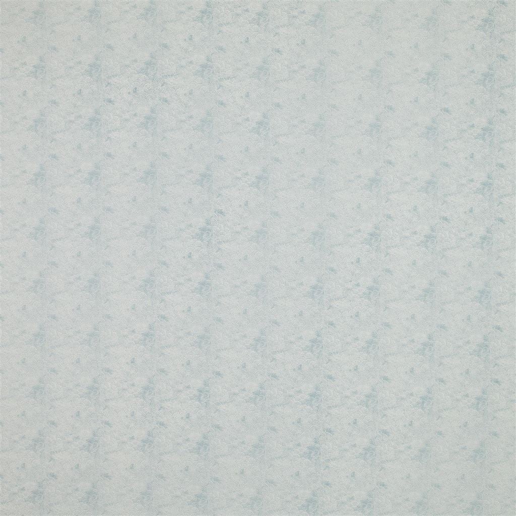 Turtle Cove Shell Sheer Sky — Ralph Lauren Home tyg