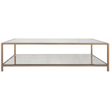 Upton Coffee Table in Antique Brass - Keiichi