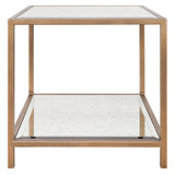 Upton Side Table in Antique Brass - Keiichi