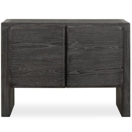 Bierk 2 Door Cabinet in Dark Stain - undefined