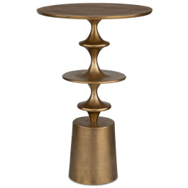 Flight Accent Table in Brass - undefined
