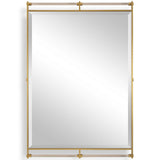 Ripoll Mirror in Antique Brass - undefined