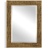 Woven In Time Mirror in Gold - undefined