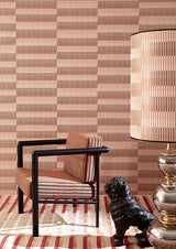 Velvet Lines room setting — Pierre Frey fabric