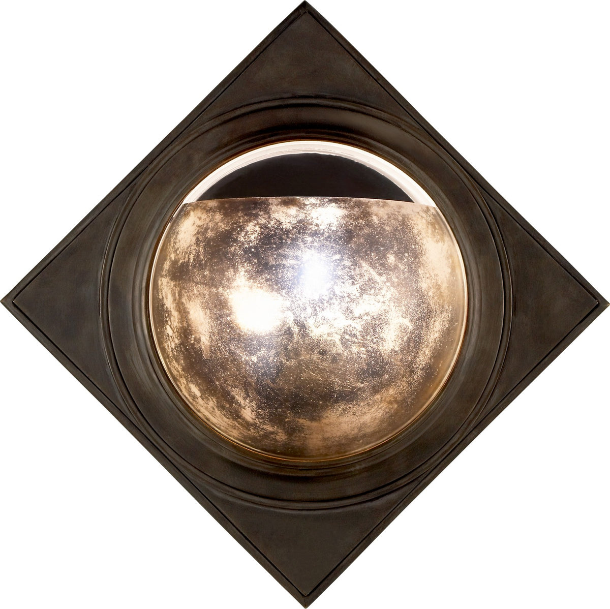 Venice Vägglampa — Thomas O'Brien for Visual Comfort & Co. — Bronze with Antique Mirror
