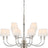 Polished Nickel with Linen Shades