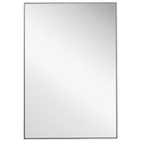 Simple Slim Frame Mirror Silver - Keiichi