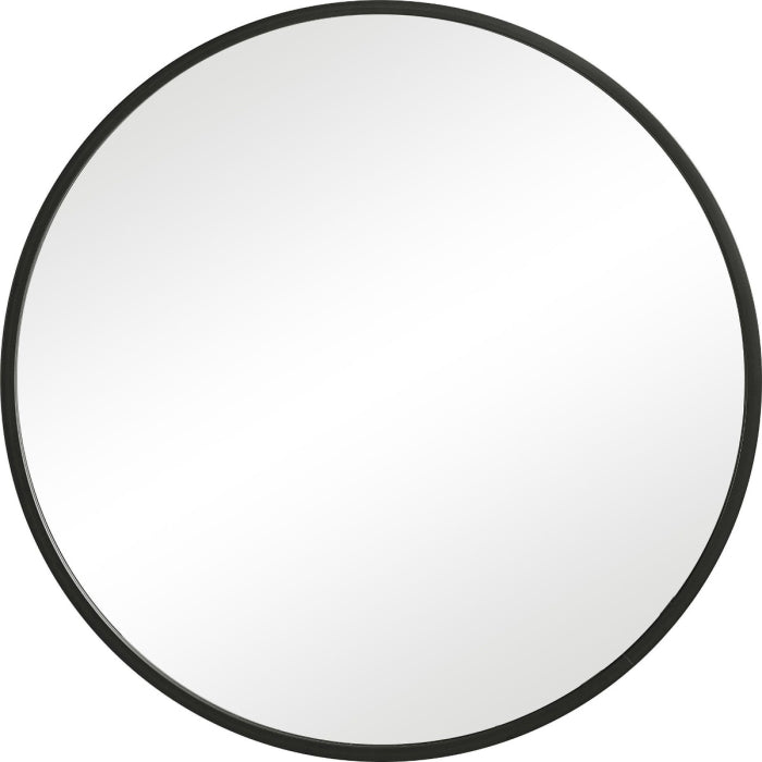 Eve Large Round Mirror Black - Keiichi