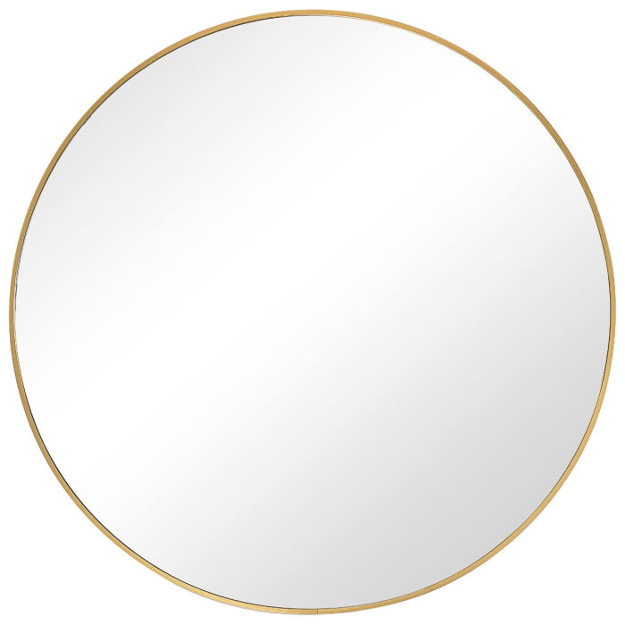 Evelyn Round Mirror Gold - Keiichi