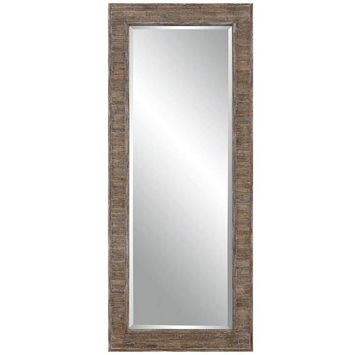 Beachhouse Distressed Wooden Tall Mirror
