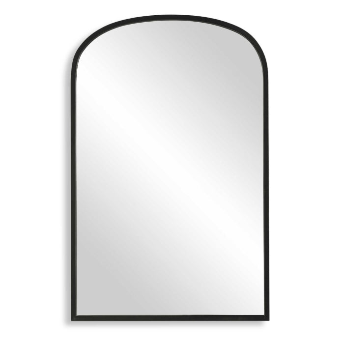 Aydyn Arched Mirror in Black - Keiichi