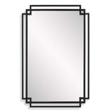 Deco Mirror Black Finish - Keiichi