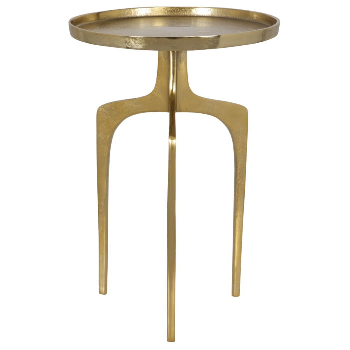Tripod sidobord guld