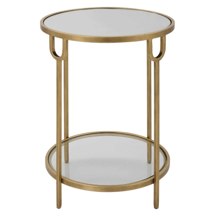 Ula Side Table Brass - Keiichi