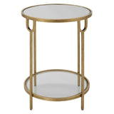 Ula Side Table Brass - Keiichi