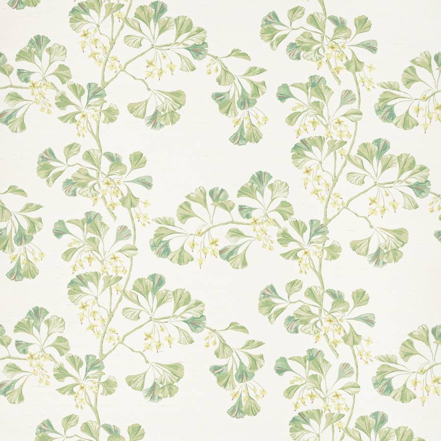 Greenacre Lime Green — Colefax & Fowler tapet