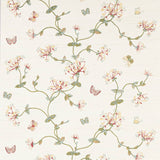 Honeysuckle Garden Pink/Green — Colefax & Fowler tapet