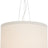 Burnished Silver Leaf with Cream Linen Shade
