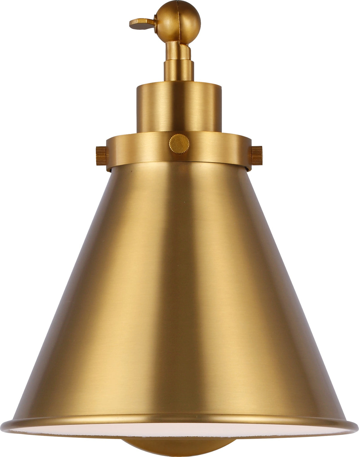 Wellfleet Single Arm Cone Task Vägglampa — Chapman & Myers for Visual Comfort & Co. detaljbild