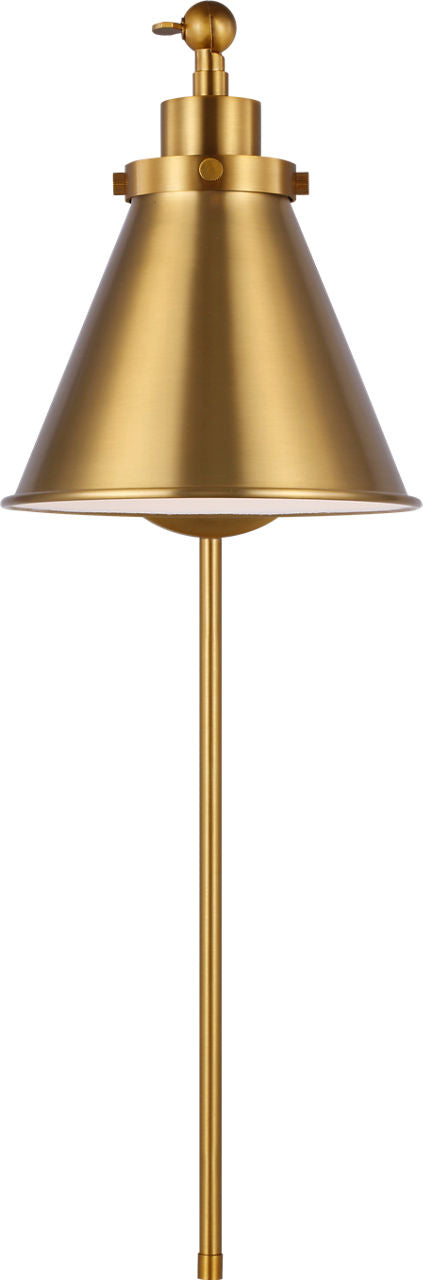Wellfleet Single Arm Cone Task Vägglampa — Chapman & Myers for Visual Comfort & Co. detaljbild