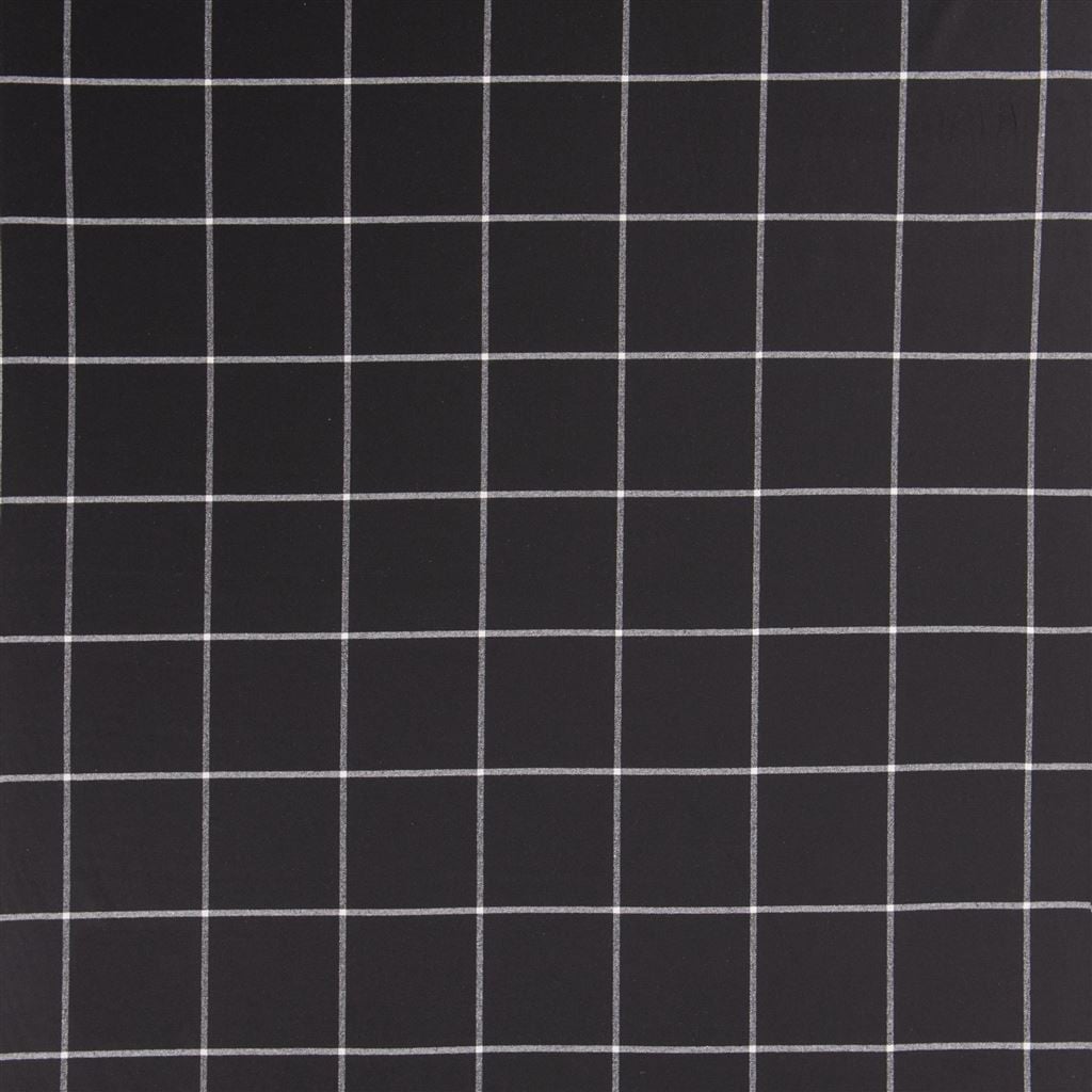 Westcliff Tattersall Black  — Ralph Lauren Home tyg