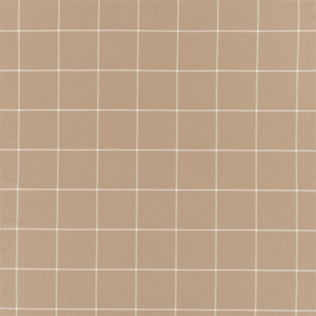 Westcliff Tattersall Camel — Ralph Lauren Home tyg
