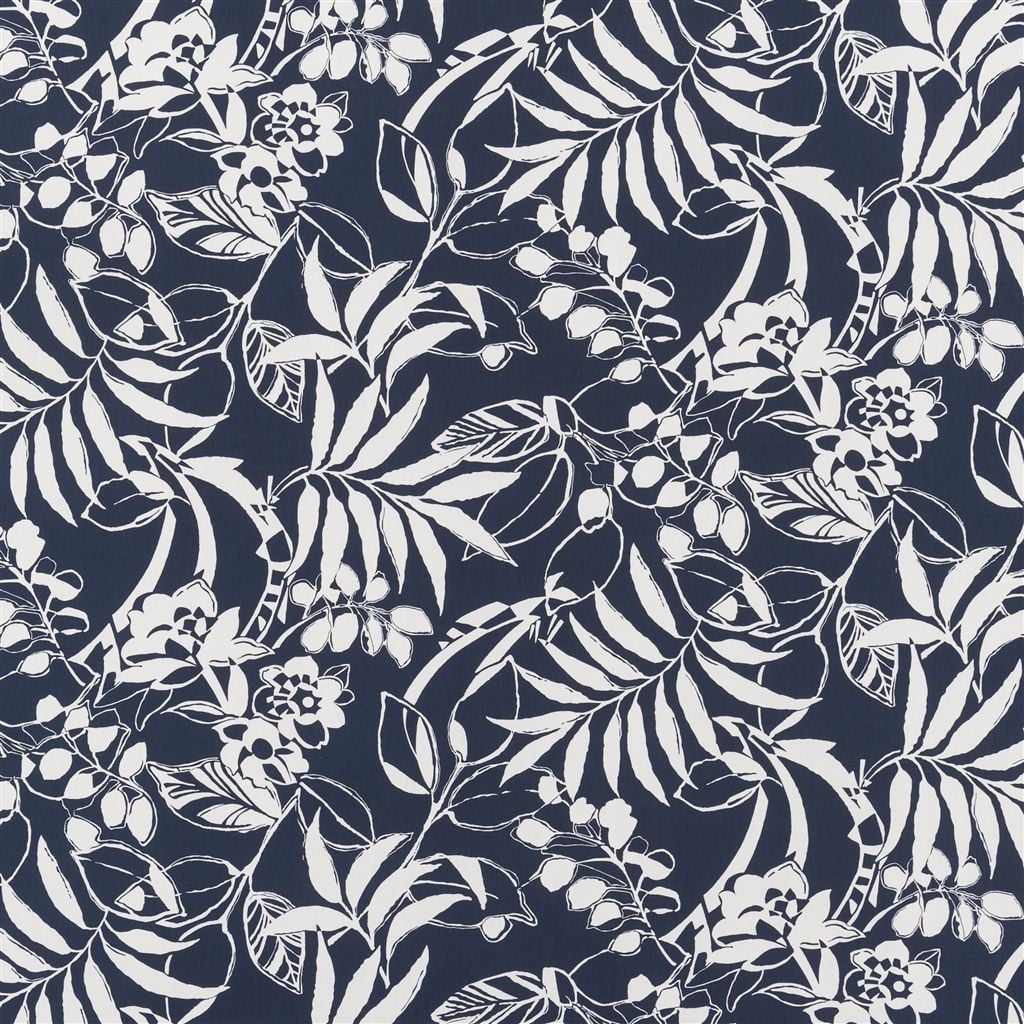 Westinghouse Floral Resort Navy — Ralph Lauren Home tyg