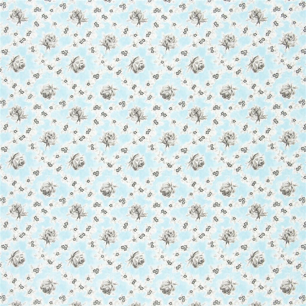 Wild Rose Aqua — Designers Guild tyg