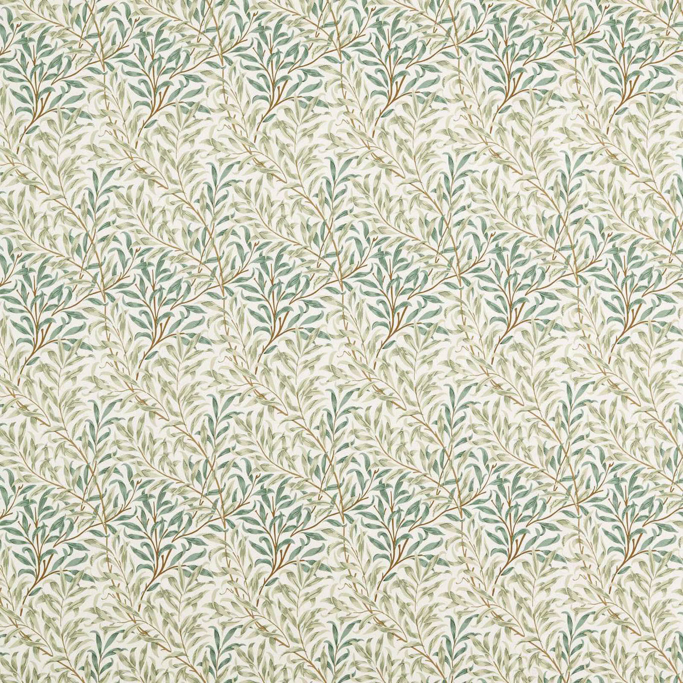 Willow Boughs Wide Width Soft Teal/Mint — Morris & Co tyg